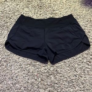 ivivva by lululemon speed up shorts in black size 14